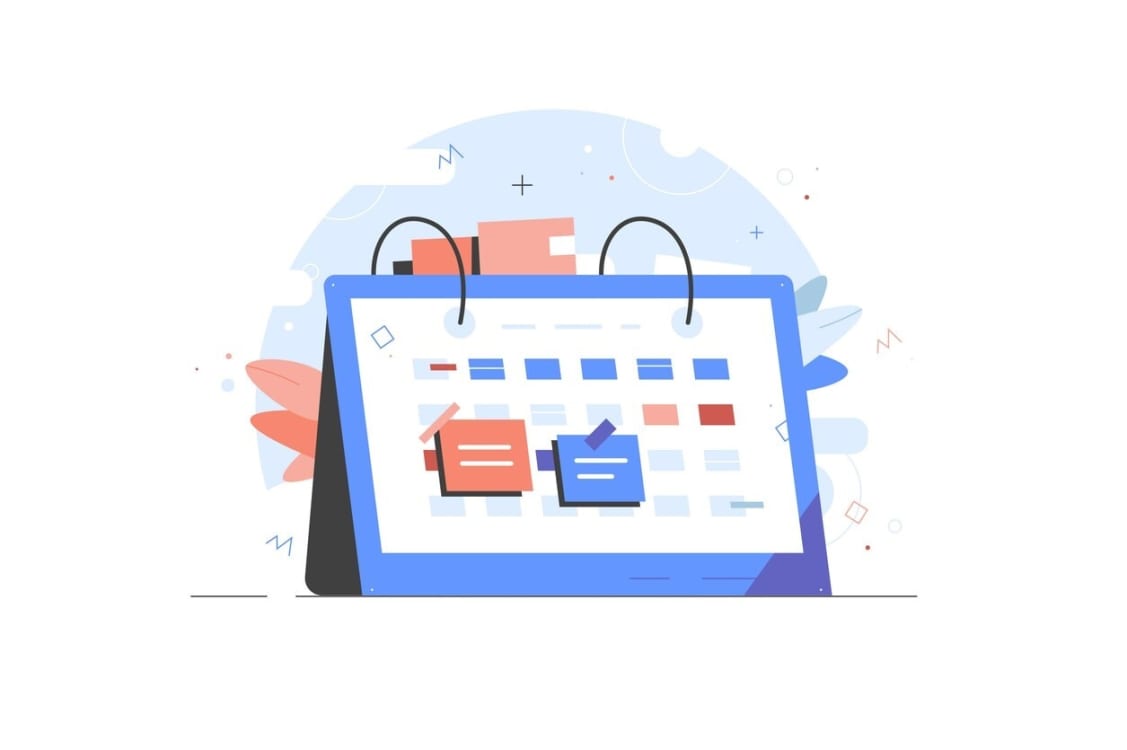 An illustration of a meeting agenda format showcasing key elements.