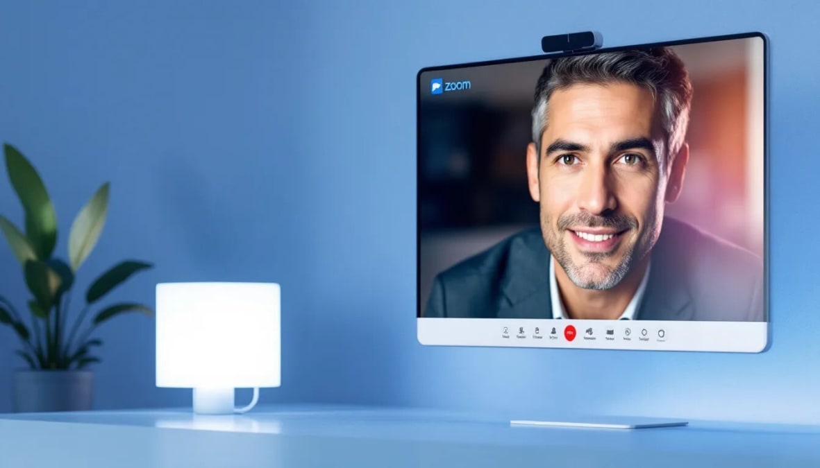 Overview of Zoom's video conferencing features, showcasing the interface.