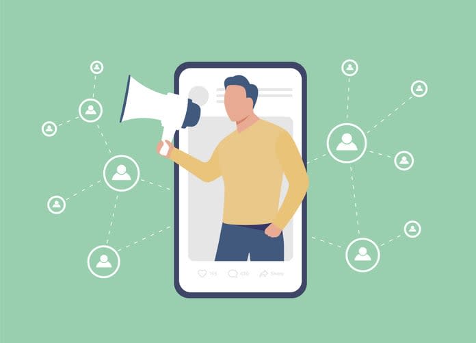 Affiliate marketing program concept