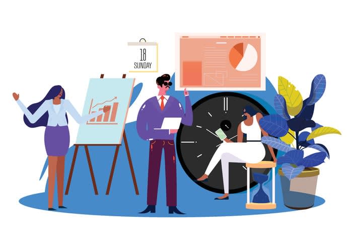 Beautiful business and finance