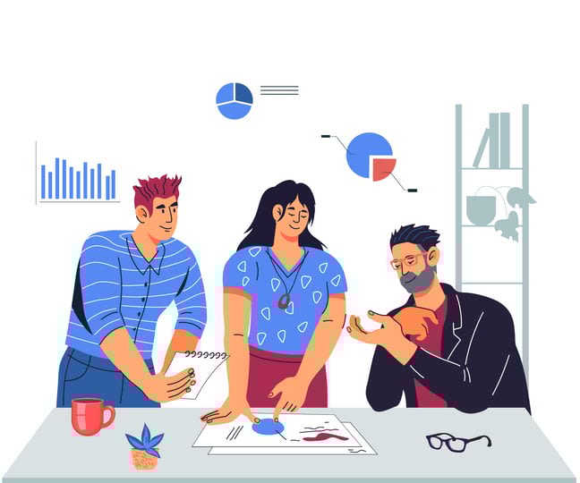 Business team collaboration