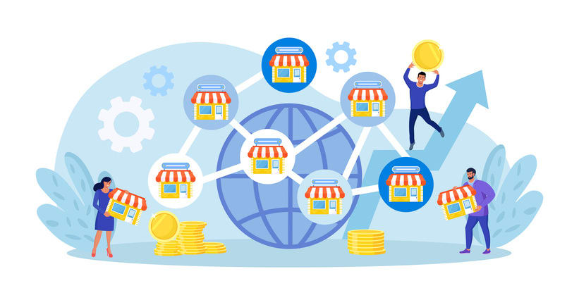 Businessmen Start Franchise Enterprise