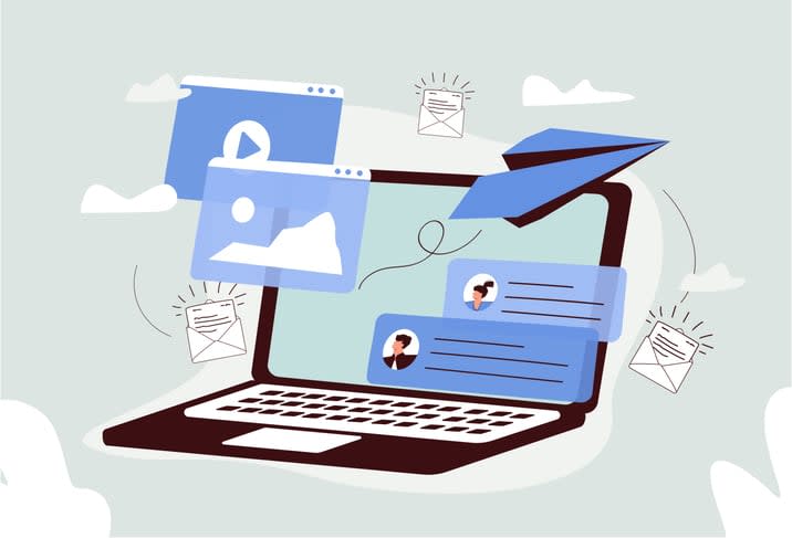 Email marketing banner