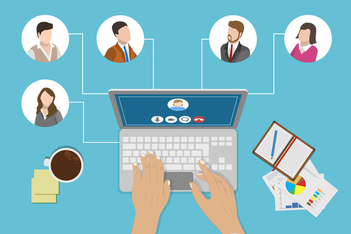 Illustration of Remote Work