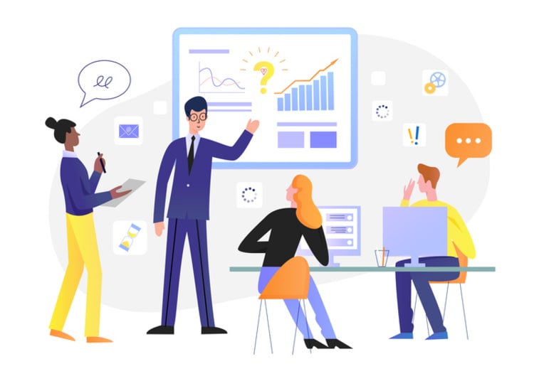 An illustration depicting issues detected by mouse trackers.