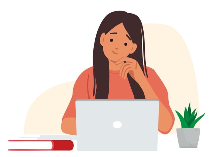 Person working at a desk with a laptop, surrounded by books and a plant, representing staff monitoring software and focused digital work environments. This supports keywords like staff monitoring software and employee computer monitoring while keeping the description clean and relevant. If you're planning to highlight ethical use, productivity tracking, or remote team management, I can tweak it to reflect that too.