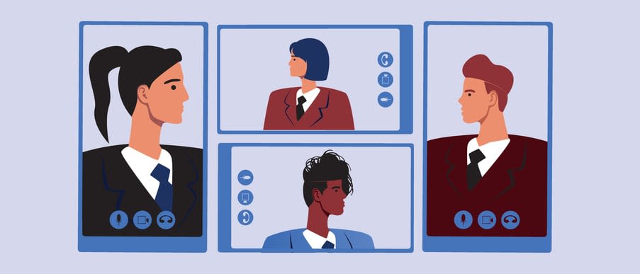 Joining conference via live online presentations