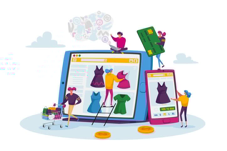 Online Shopping Concept