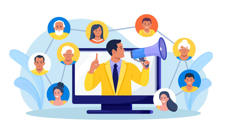 People share information with affiliate referrals and making money