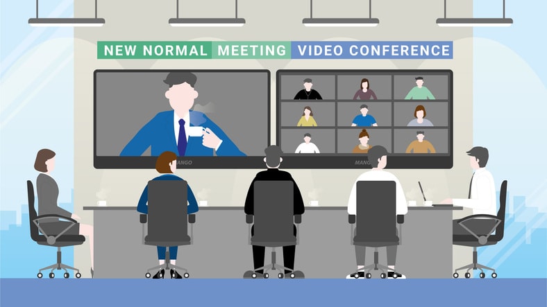 Technology in business concept