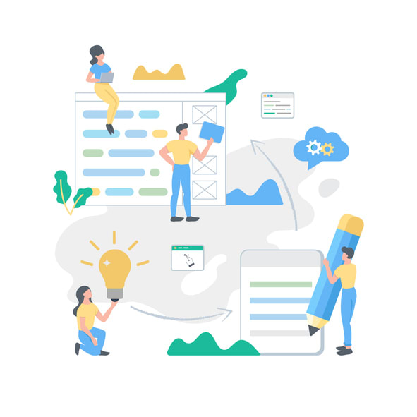 Web development building process