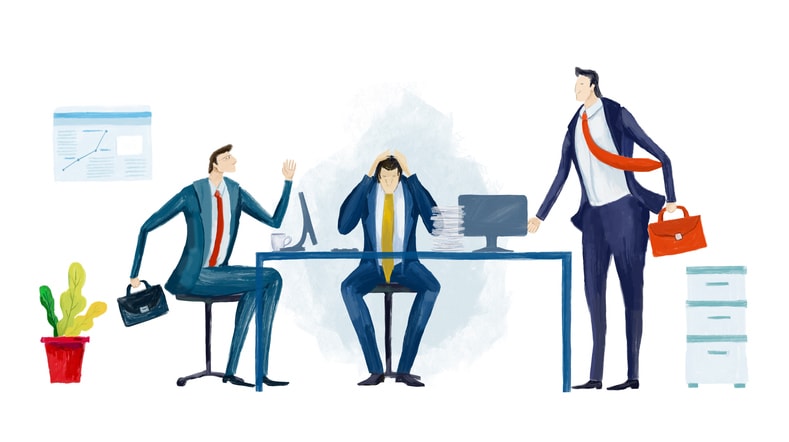 working under the stress and pressure