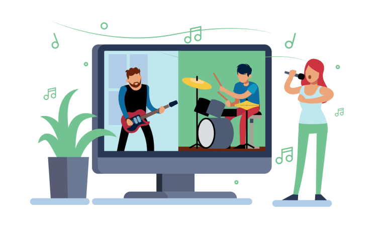 Virtual-karaoke-party